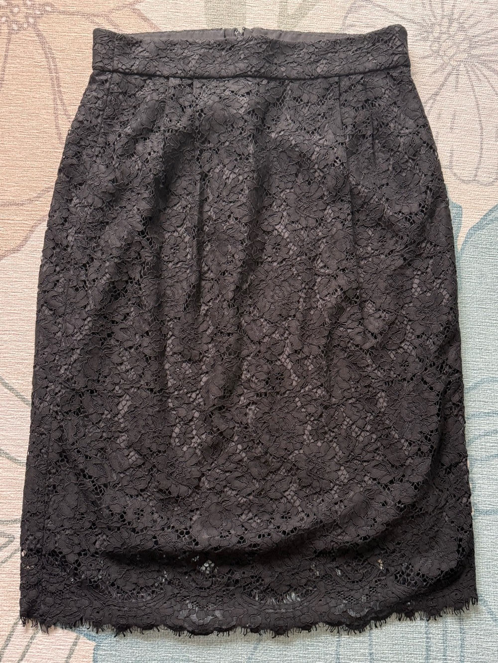 J.Crew Lace Pencil Skirt, Size 12